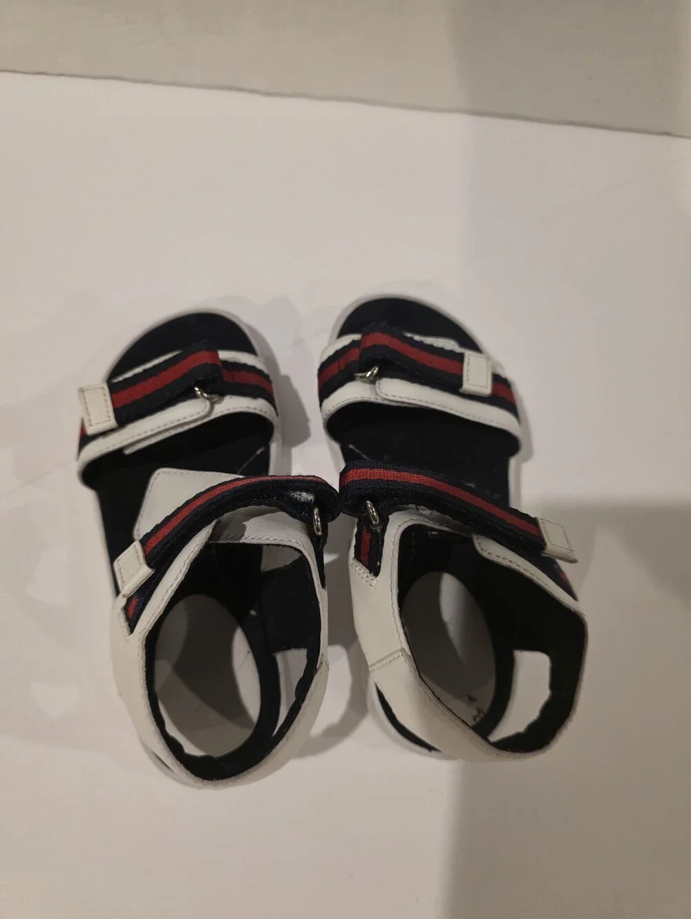 Gucci Kids Web Stripe Strap Leather Sandals​Details​
